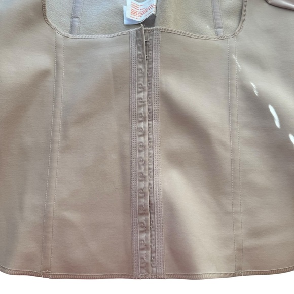 Squeem Magical Lingerie Open Bust Miracle Vest Shapewear Rubber Cotton 2XL 26MV - Picture 5 of 10